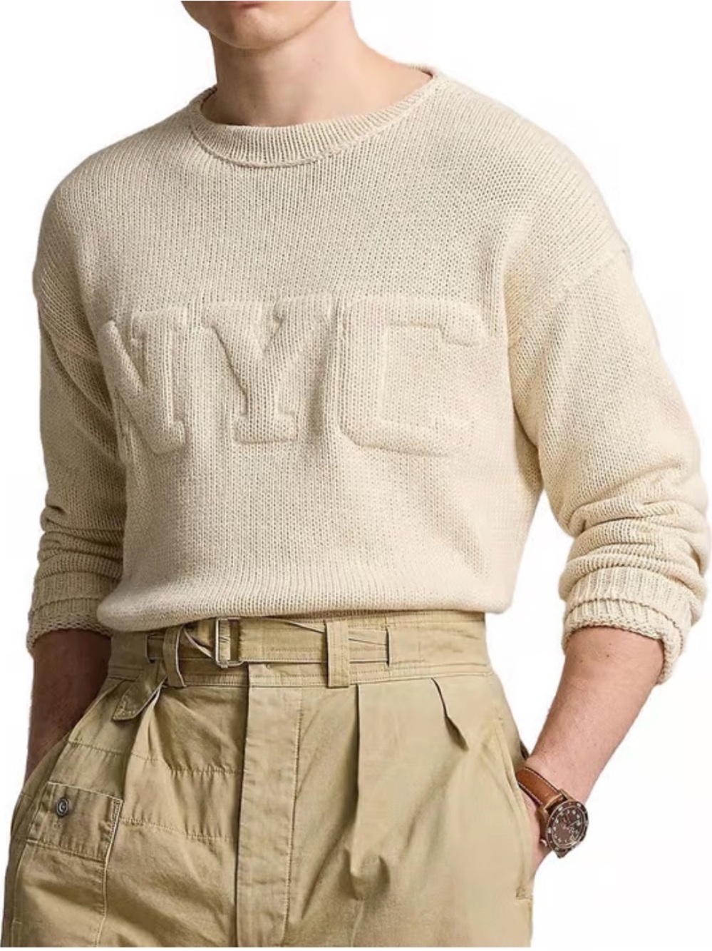 NYC Cotton-Linen Sweater
Polo Ralph Lauren